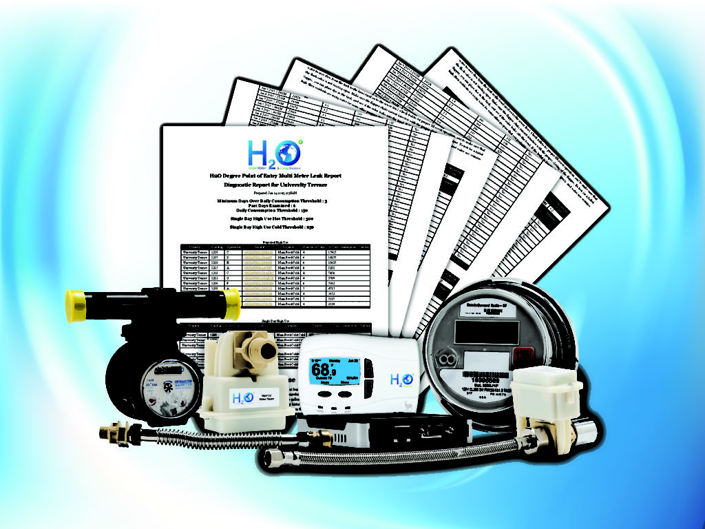 H2O Degree Submetering & Leak Detection System Product Family