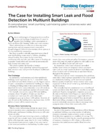 Plumbing Engineer Article: The Case for Installing Smart Leak and Flood Detection in Multiunit Buildings-July, 2023